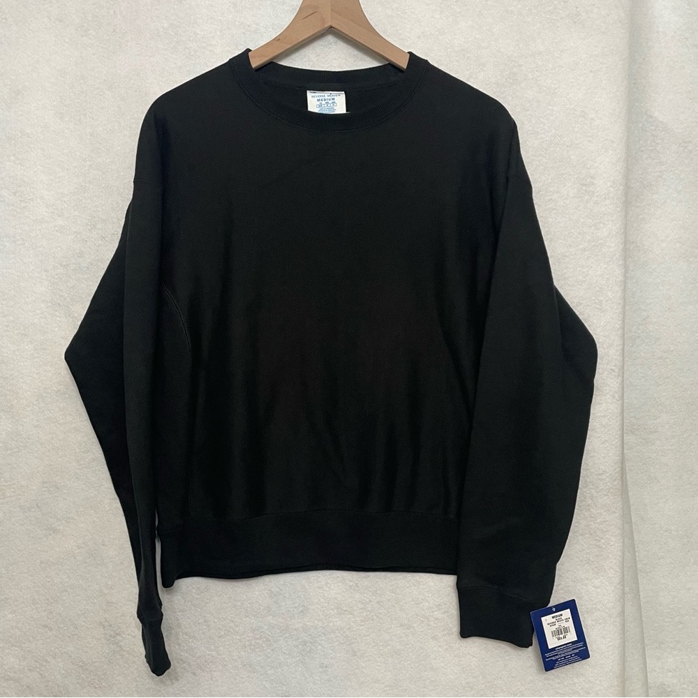 Champion Reverse Weave Crew Neck Sweater Black Women’s Medium